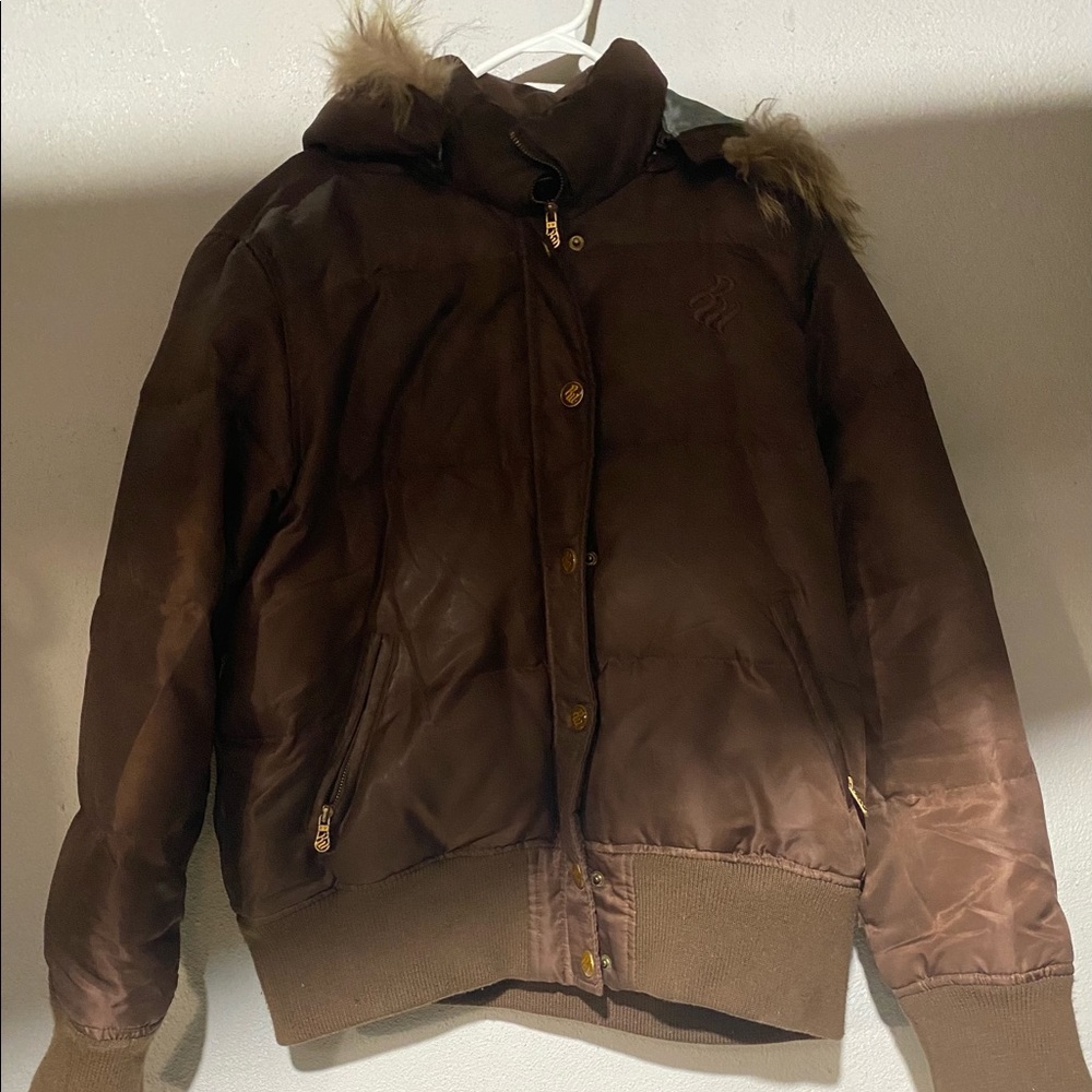 Vintage RocaWear Parka Jacket with fur trim